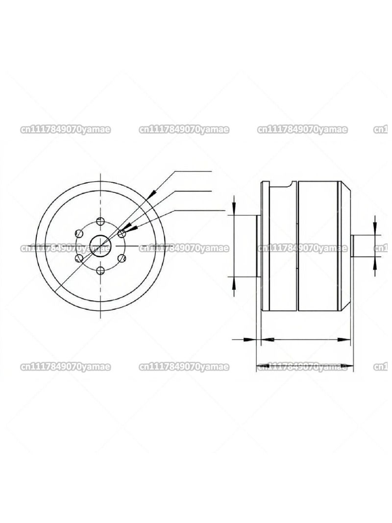 FOR DM-H3510 BLDC Hub Motor 24 - Direct Drive Servo Motor Robotics recension och pris